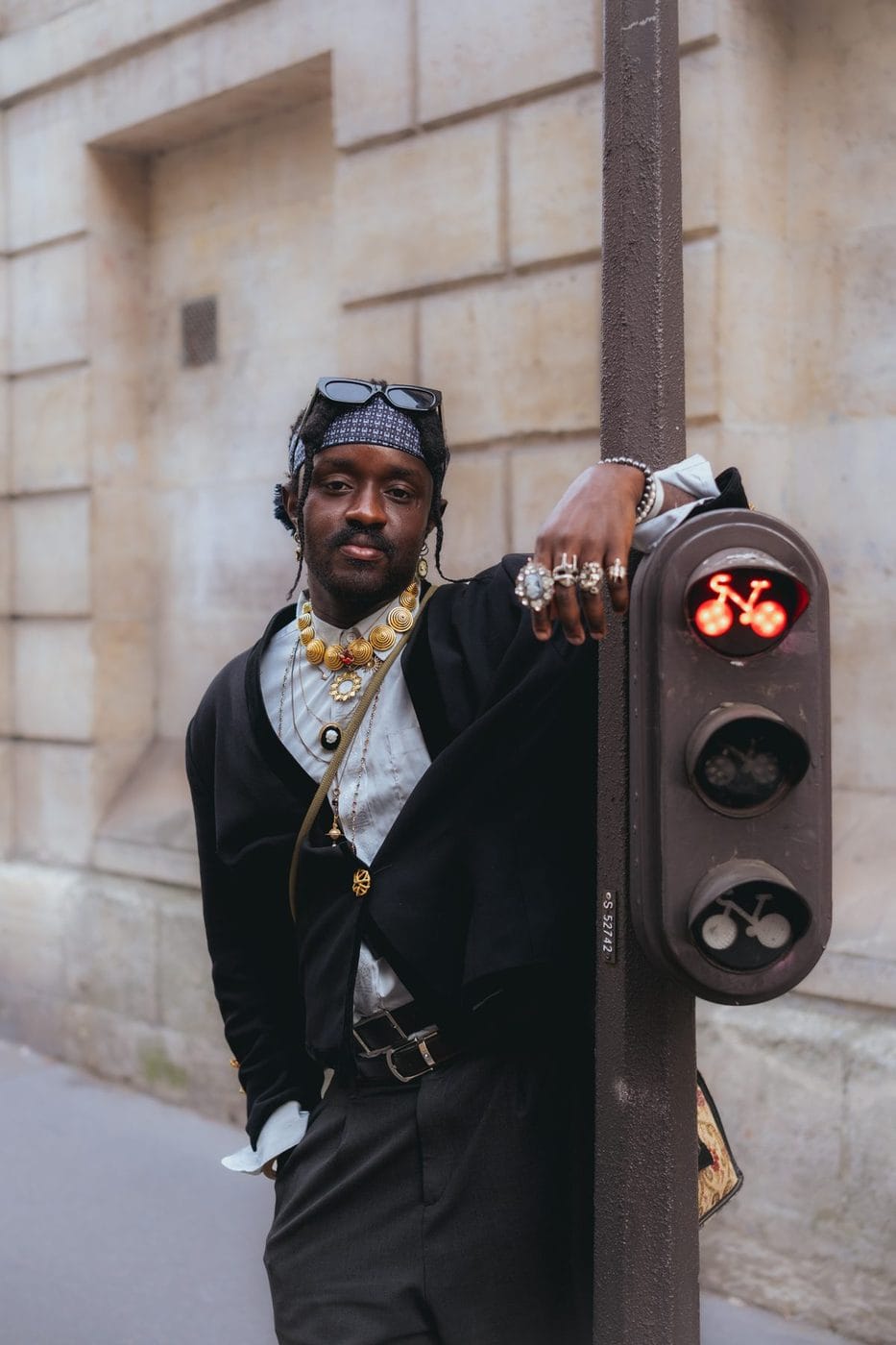 Paris Men's Fashion Week street style, Spring/Summer 2027, photograph 138 by Sid Marin