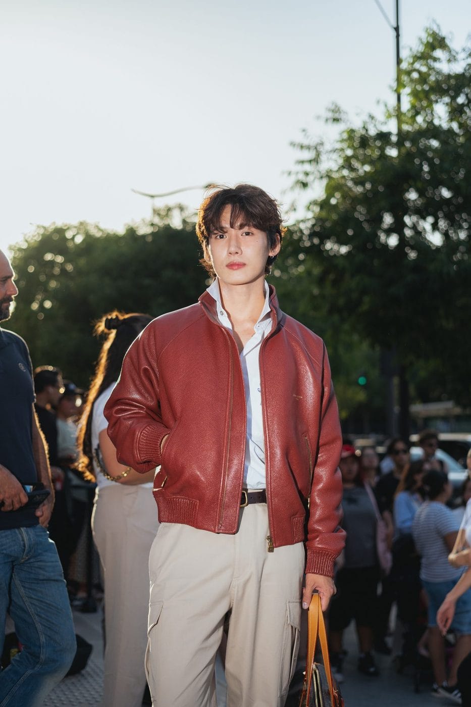 Paris Men's Fashion Week street style, Spring/Summer 2027, photograph 27 by Sid Marin
