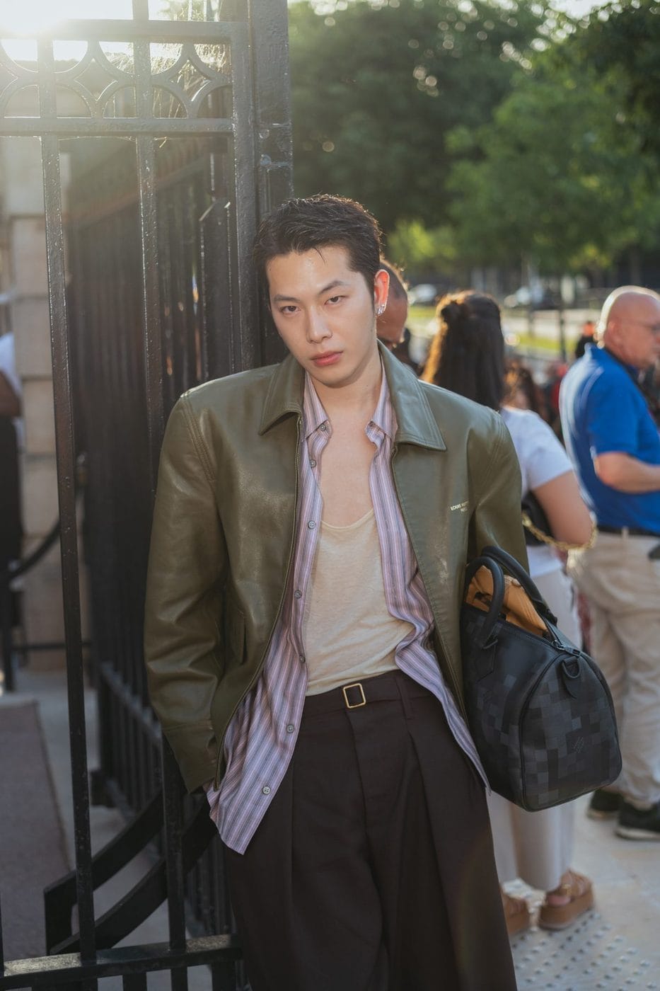 Paris Men's Fashion Week street style, Spring/Summer 2027, photograph 28 by Sid Marin