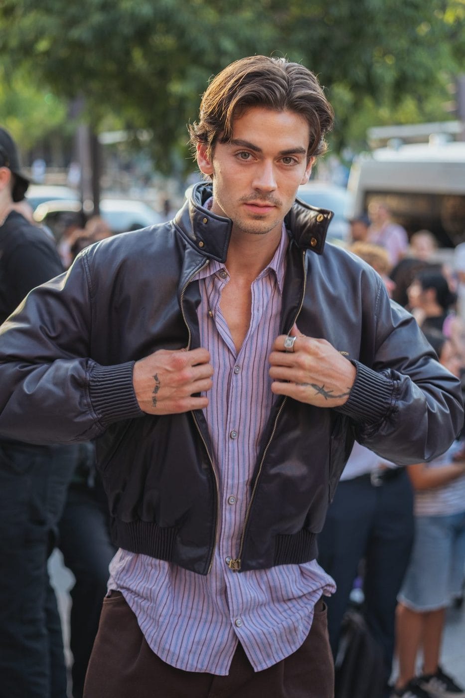 Paris Men's Fashion Week street style, Spring/Summer 2027, photograph 36 by Sid Marin