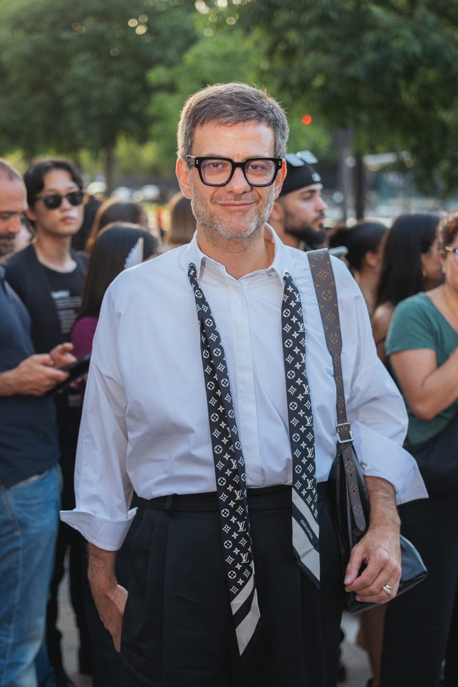 Paris Men's Fashion Week street style, Spring/Summer 2027, photograph 40 by Sid Marin