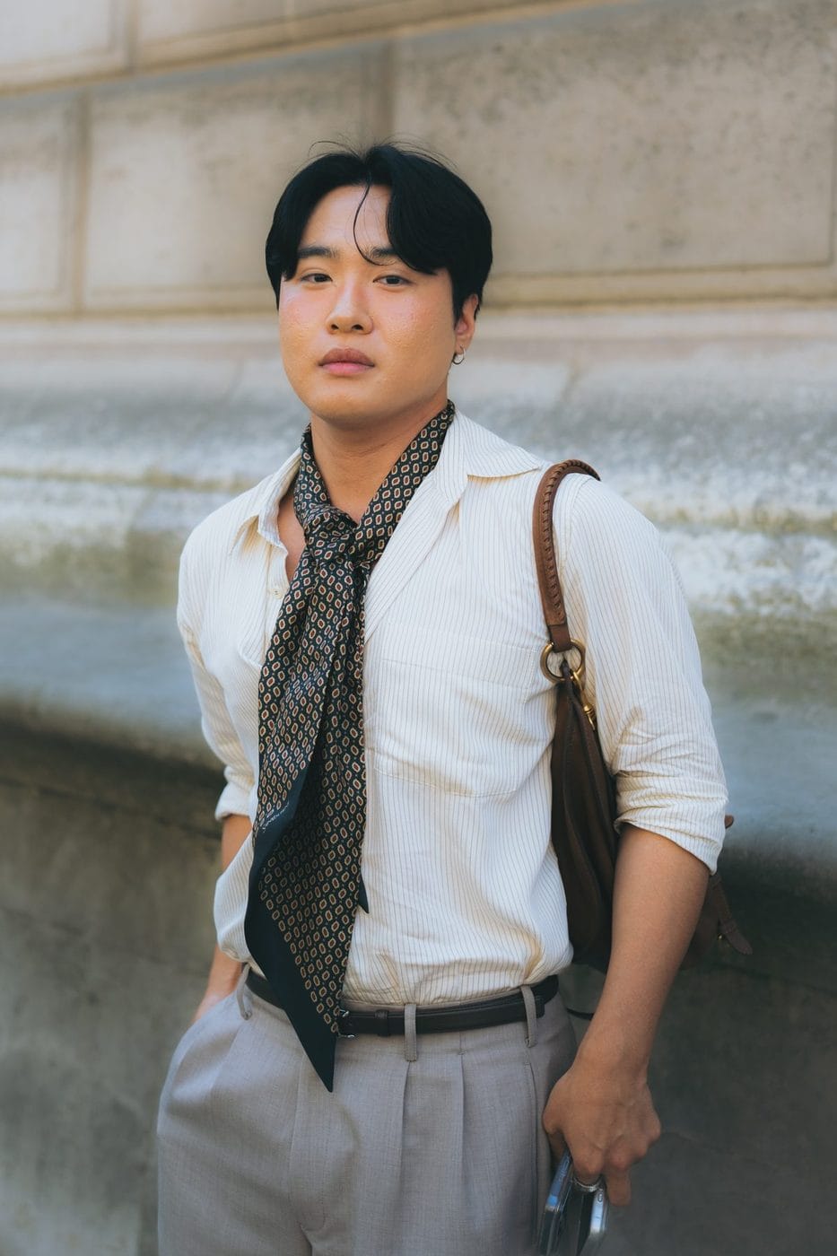 Paris Men's Fashion Week street style, Spring/Summer 2027, photograph 85 by Sid Marin