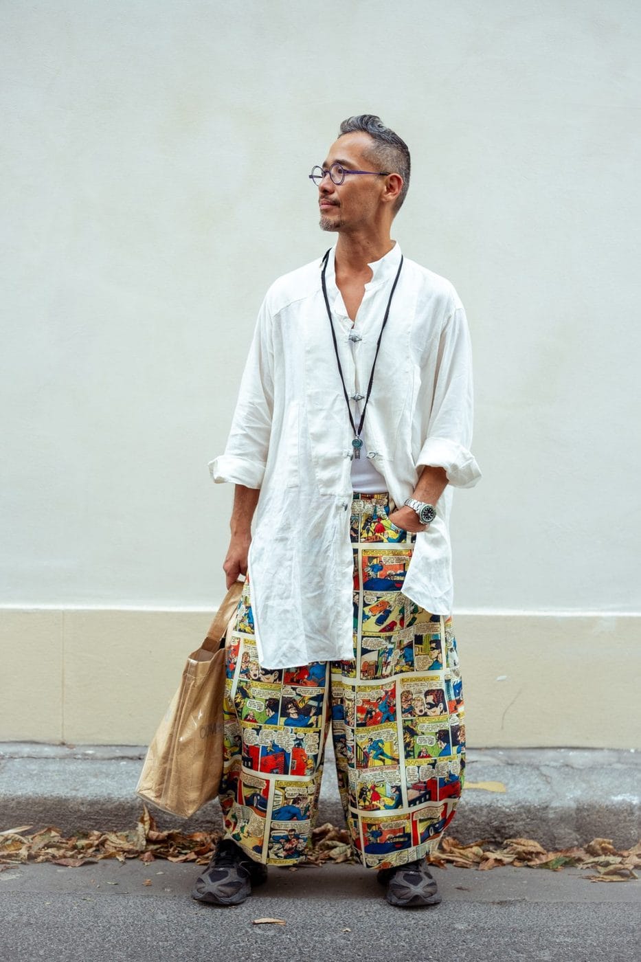 Paris Men's Fashion Week street style, Spring/Summer 2027, photograph 143 by Sid Marin