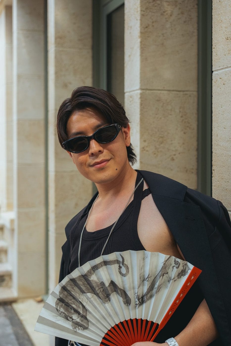 Paris Men's Fashion Week street style, Spring/Summer 2027, photograph 148 by Sid Marin