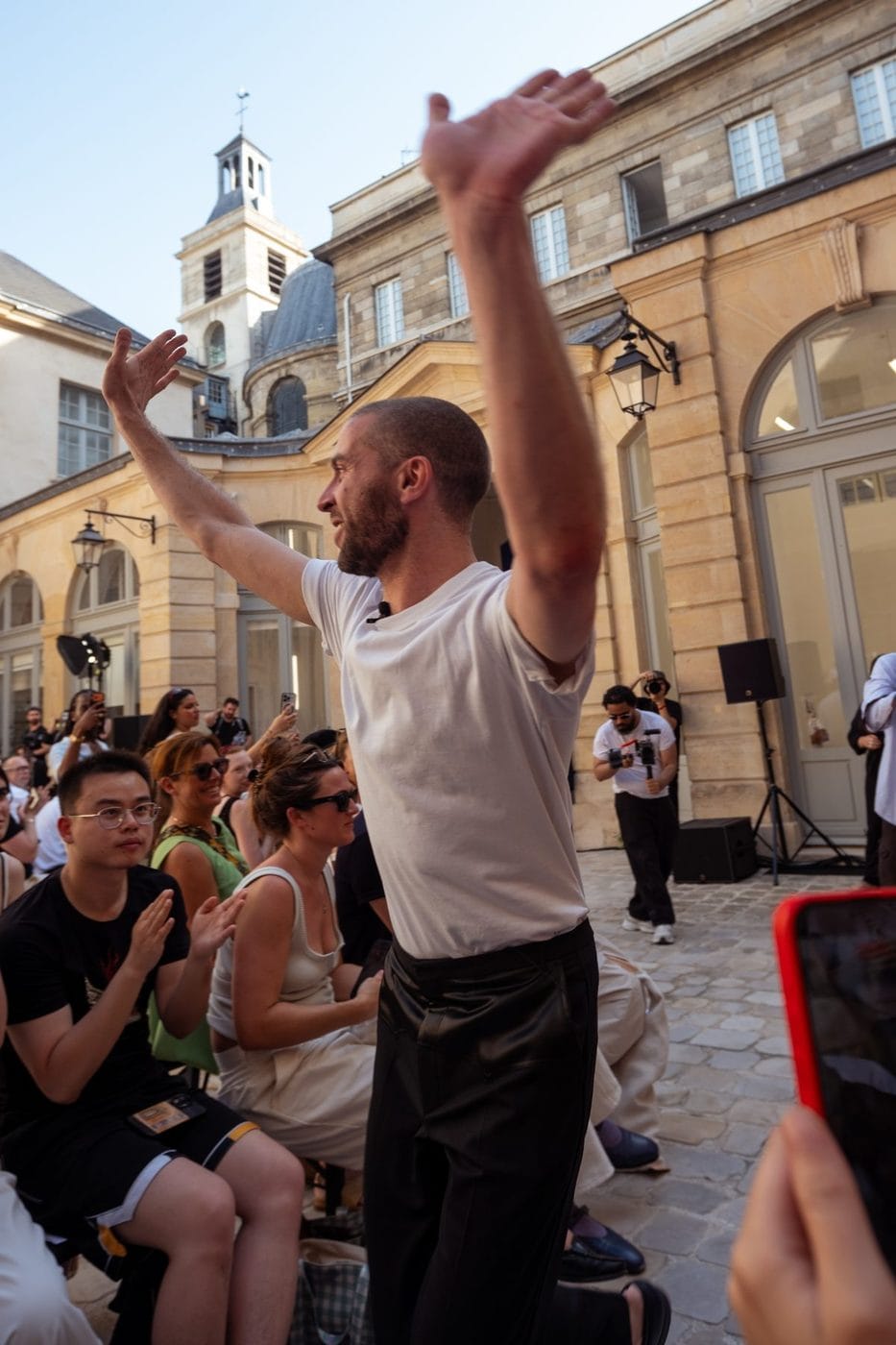 Paris Men's Fashion Week street style, Spring/Summer 2027, photograph 4 by Sid Marin